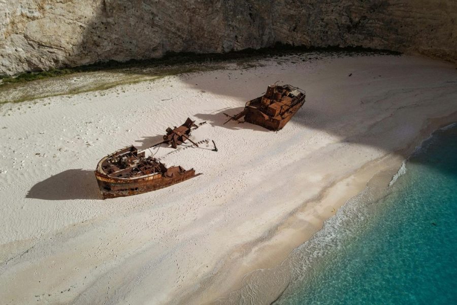 The Shipwreck and the Blue Caves Privately yours – The Most Photographed View in Greece (Group Price)