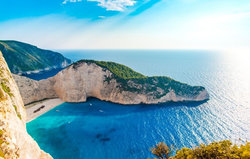 The Shipwreck and the Blue Caves Privately yours – The Most Photographed View in Greece (Group Price)