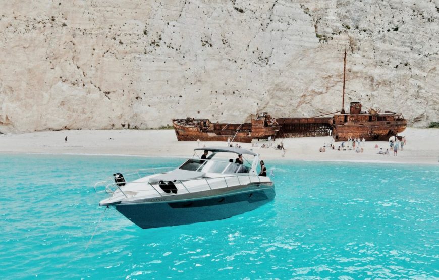 6-Hour Private Sunset Cruise to Shipwreck Beach and the Blue Caves — M/Y Catalina