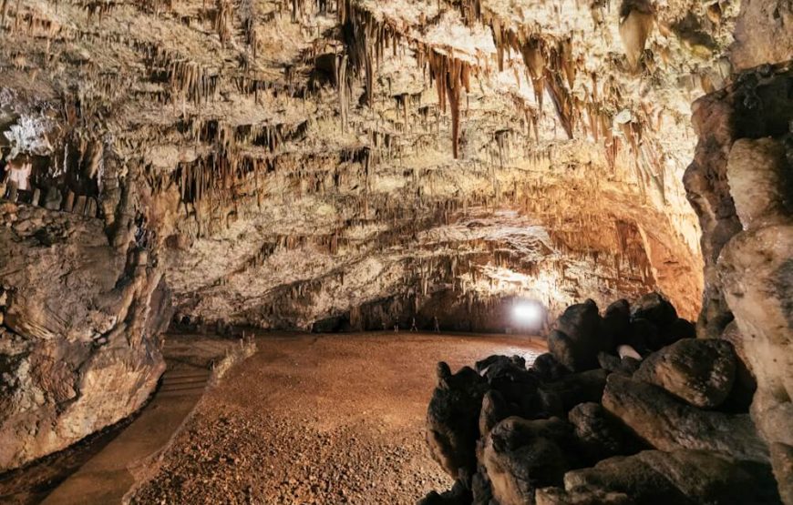 Kefalonia Privately Yours Underground Lakes — Sacred Monasteries & the Blue of Myrtos Beach (Group Price)