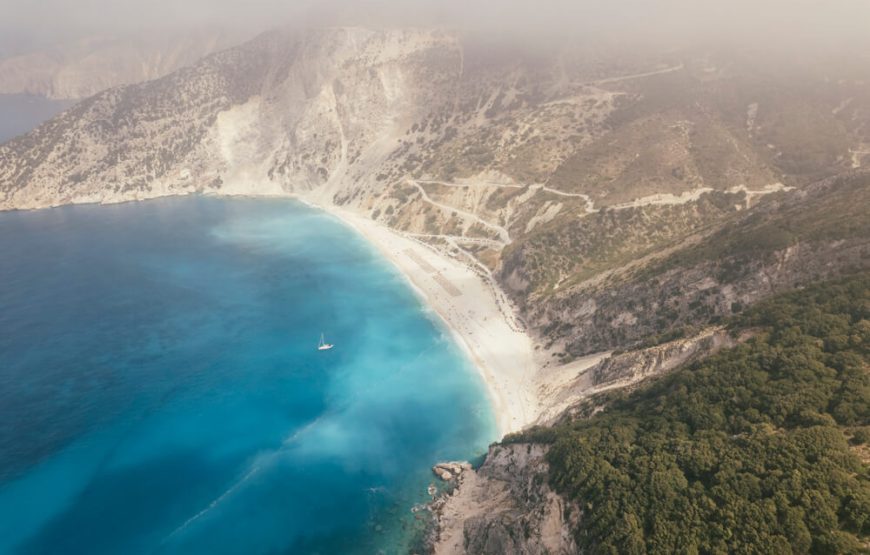 Kefalonia Privately Yours Underground Lakes — Sacred Monasteries & the Blue of Myrtos Beach (Group Price)