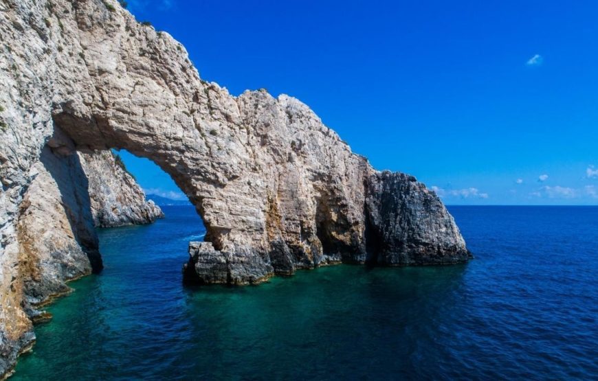 The Private 6m Skippered Boat — Turtles, Keri Caves & Mizithres  · Up to 8 Guests · 3 to 6 Hours