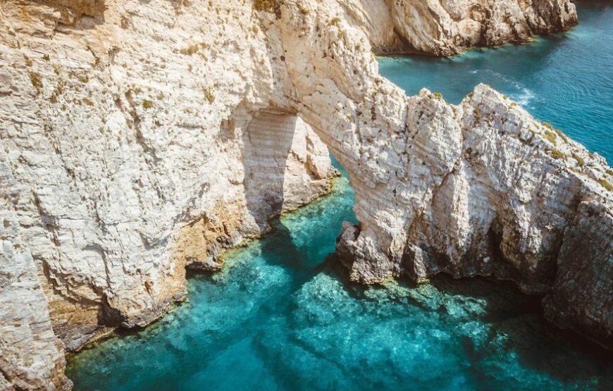 The Private 6m Skippered Boat — Turtles, Keri Caves & Mizithres  · Up to 8 Guests · 3 to 6 Hours