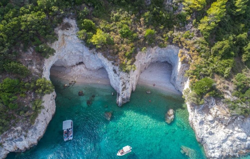 The Private 6m Skippered Boat — Turtles, Keri Caves & Mizithres  · Up to 8 Guests · 3 to 6 Hours