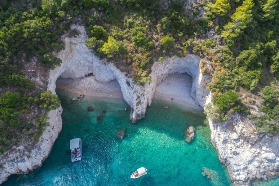 The Private 5.5m Skippered Boat — Turtles, Keri Caves & Mizithres · Up to 6 Guests · 3 to 5 Hours