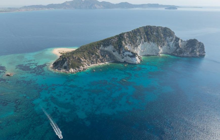 The Private 6m Skippered Boat — Turtles, Keri Caves & Mizithres  · Up to 8 Guests · 3 to 6 Hours